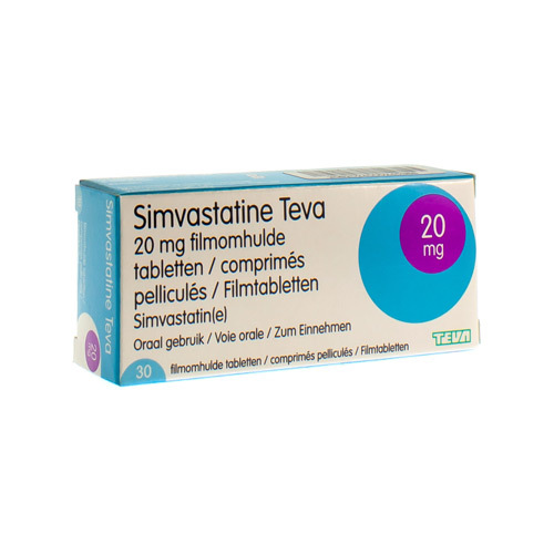 Simvastatine Mg Teva Comp Enrob X Mg Apotheek Kestens