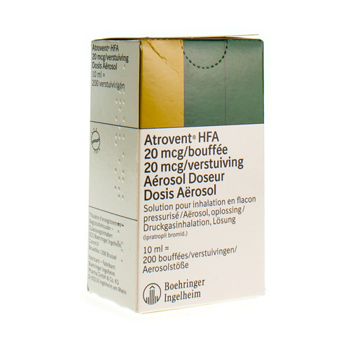 ATROVENT HFA AEROSOL DOSEUR 10 ML 200 X 0 002MG Apotheek Kestens