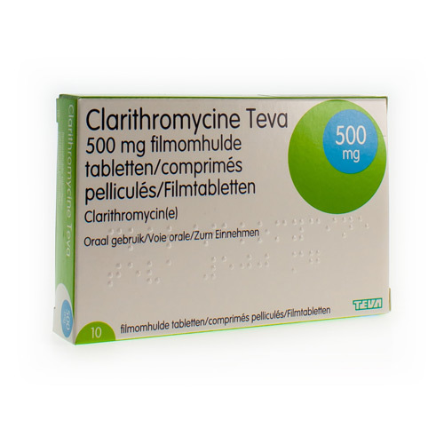 Clarithromycine Teva Tabl X Mg Apotheek Bakelants