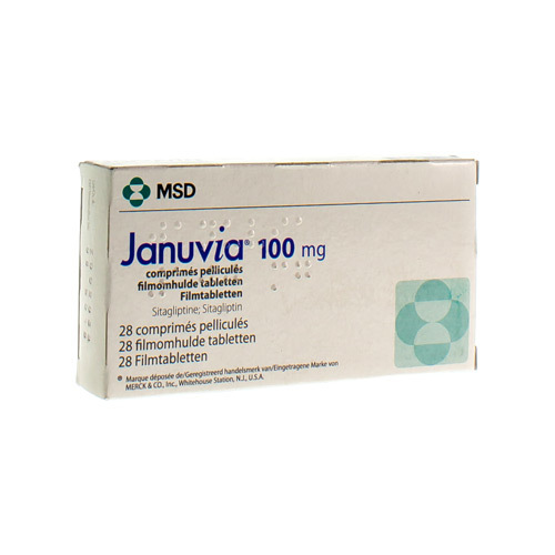 JANUVIA 100 MG FILMOMH TABL 28 X 100 MG Apotheek Patricia Verstraete