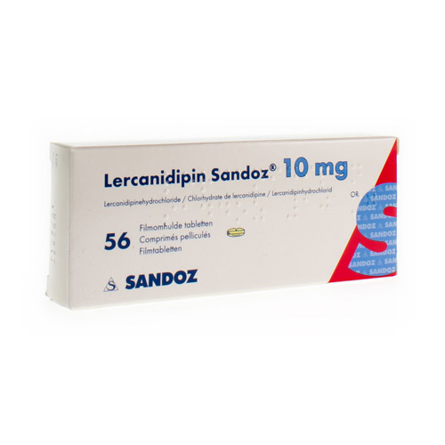 Lercanidipin Sandoz Mg Comp X Mg Apotheek Bakelants