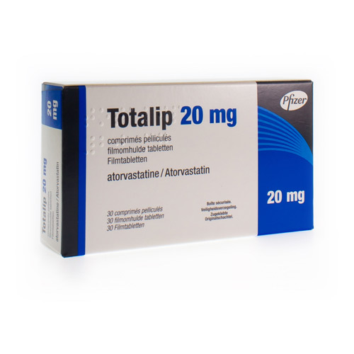 TOTALIP 20MG FILMOMH TABL 30X20MG Apotheek Bakelants