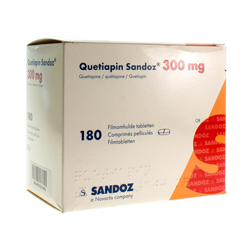 QUETIAPIN SANDOZ FILMOMH TABL 180 X 300 MG Apotheek Kestens