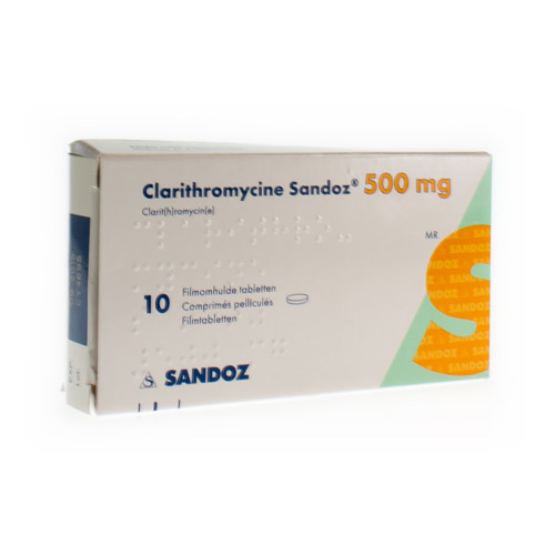 Clarithromycine Sandoz Mg Filmomh Tabl Apotheek Bakelants