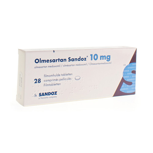 OLMESARTAN SANDOZ 10MG COMP 28 X 10MG Apotheek Kestens