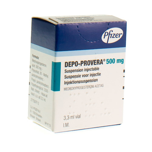 DEPOPROVERA 500 VIAL 1X500MG/3,3ML Apotheek Kestens