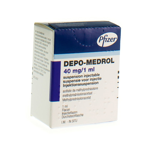 Depo Medrol Vial 1 X 40 Mg1 Ml Apotheek Patricia Verstraete 6510