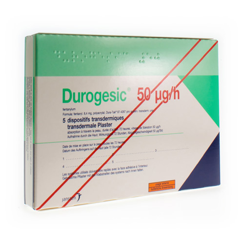 Durogesic Pl Emp 10x100mcg/heure/uur