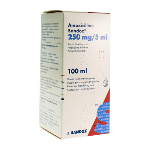 Amoxicilline Suspension Sandoz