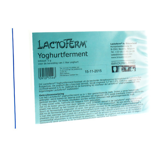 LACTOFERM YOGHURT FERMENT 3G | Apotheek Het Gasthuis