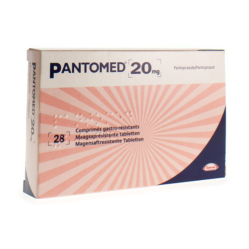 PANTOMED 20 MG TABL 28 | Apotheek Van den Broeck