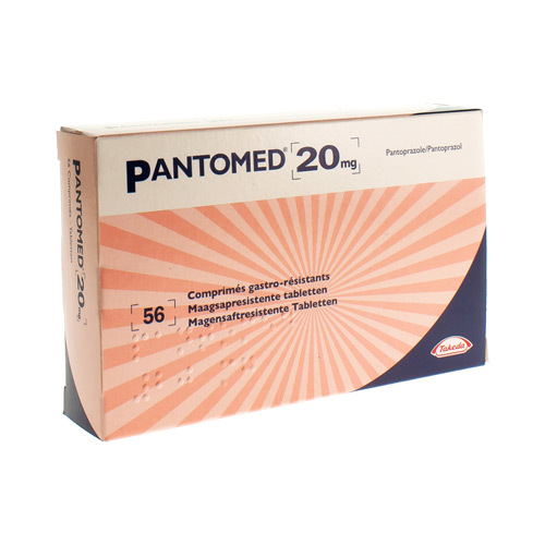 PANTOMED 20 MG TABL 56 | Apotheek Het Gasthuis