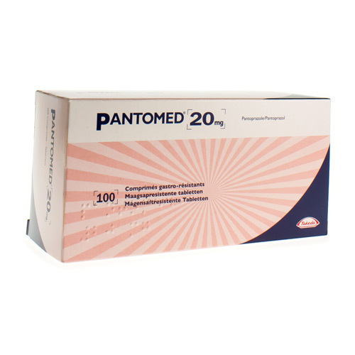 PANTOMED 20 MG TABL 100 | Apotheek Bakelants