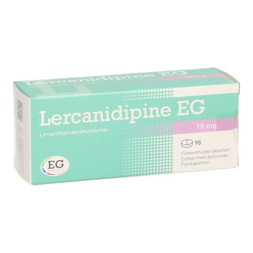 Lercanidipine Eg 10 Mg Filmomh Tabl 98 X 10 Mg Apotheek Het Gasthuis