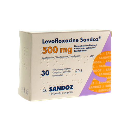 LEVOFLOXACINE SANDOZ COMP 30 X 500 MG | Apotheek Claeys