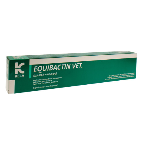 EQUIBACTIN ORALE PASTA PAARD 333MG/G+67MG/G | Apotheek André Dumont