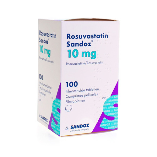 Rosuvastatin Sandoz 10mg Filmomh Tabl 100 Hdpe Apotheek Moentjens