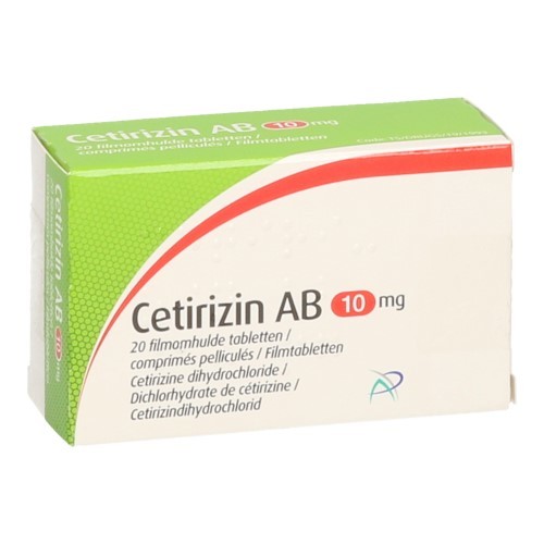 CETIRIZIN AB 10MG FILMOMH TABL 20 | Apotheek Kestens