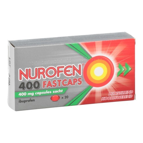 NUROFEN 400 FASTCAPS 400MG PI PHARMA CAPS 20 PIP Apotheek Kestens