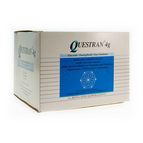 QUESTRAN PULV OR SACH 50 X 4 G Apotheek Moentjens